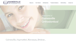 Desktop Screenshot of gainesville-ortho.com