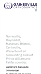 Mobile Screenshot of gainesville-ortho.com