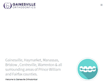 Tablet Screenshot of gainesville-ortho.com